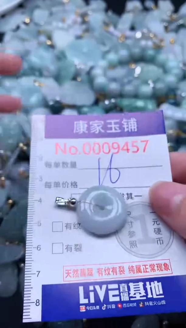 颈饰未镶嵌翡翠9457