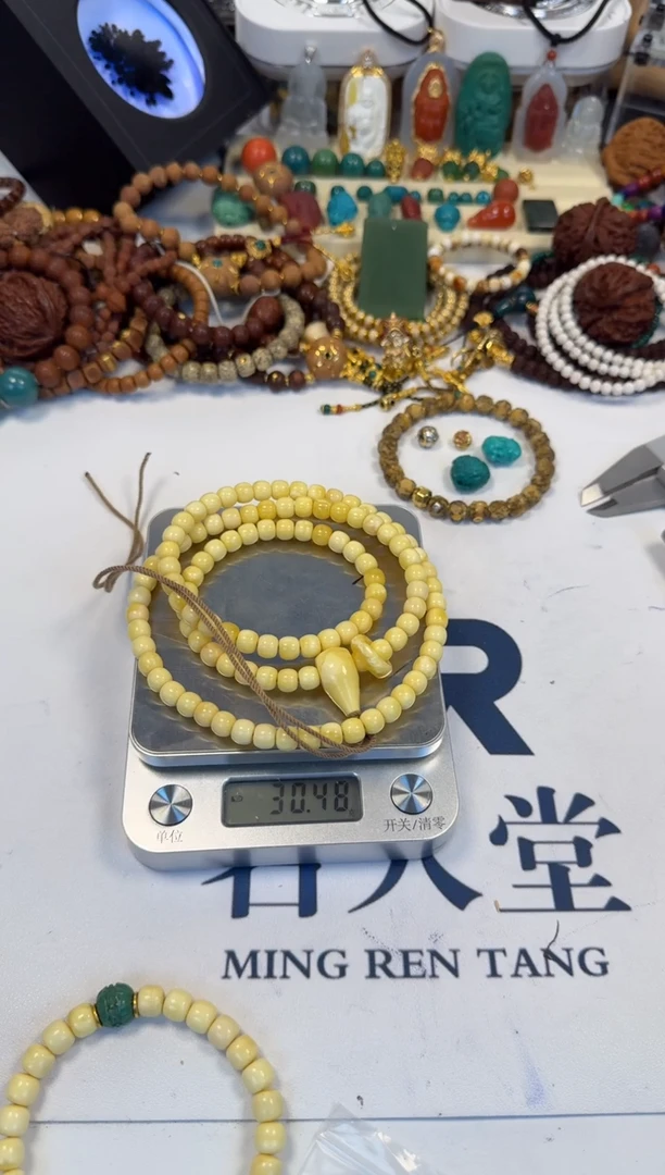 手链蜜蜡未镶嵌蜜蜡长串