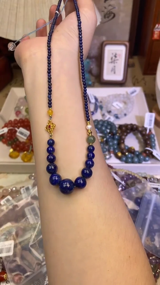 项链青金石未镶嵌223