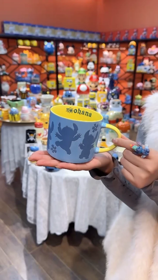 瓷片@@陶瓷杯史迪仔杯子