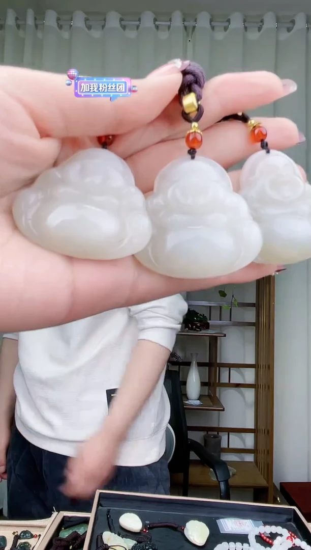 【闪购商品】和田玉挂件未镶嵌拍一发一，多样性发货