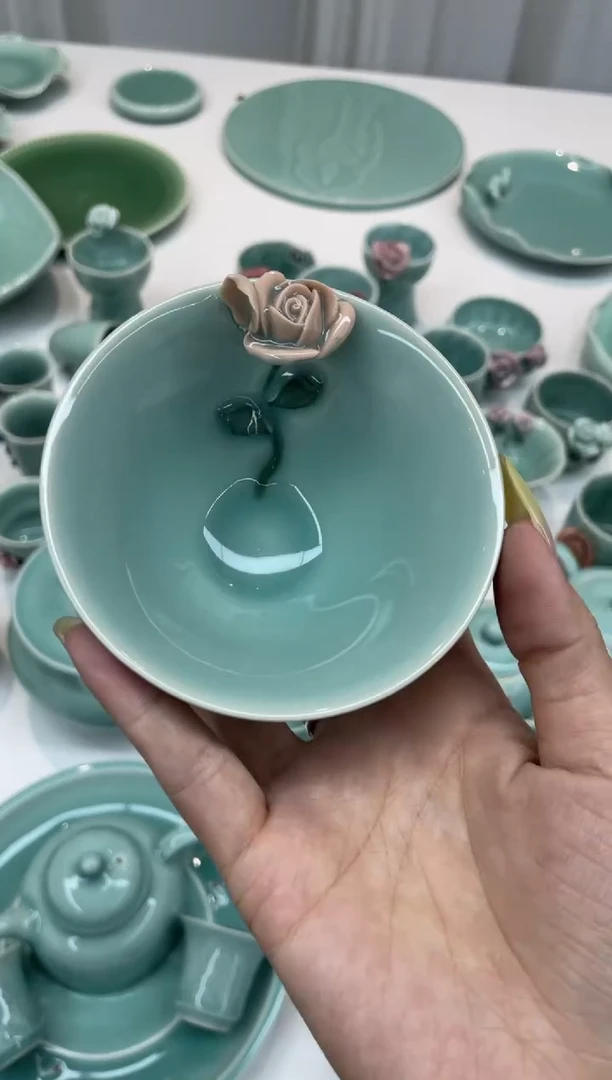 特价福利 微瑕 慧仙青瓷