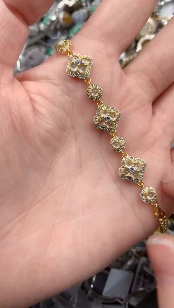 银S925镶嵌戒指翡翠10          9