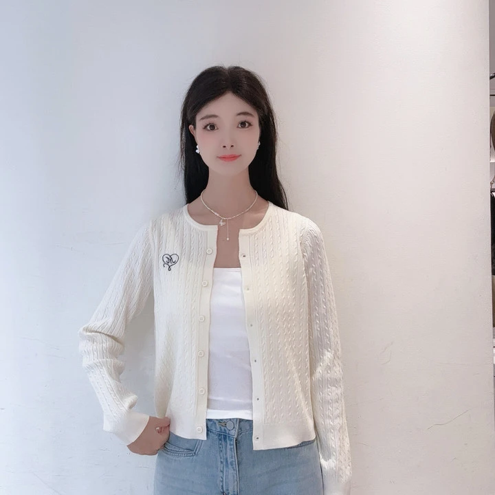 IEF/爱依服2025秋季新款法式温柔小女人气质毛织外套上衣流光风