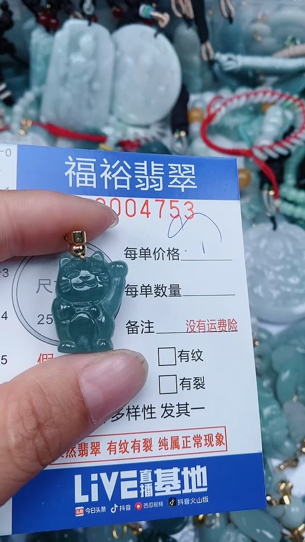 【闪购商品】翡翠颈饰未镶嵌...0004753