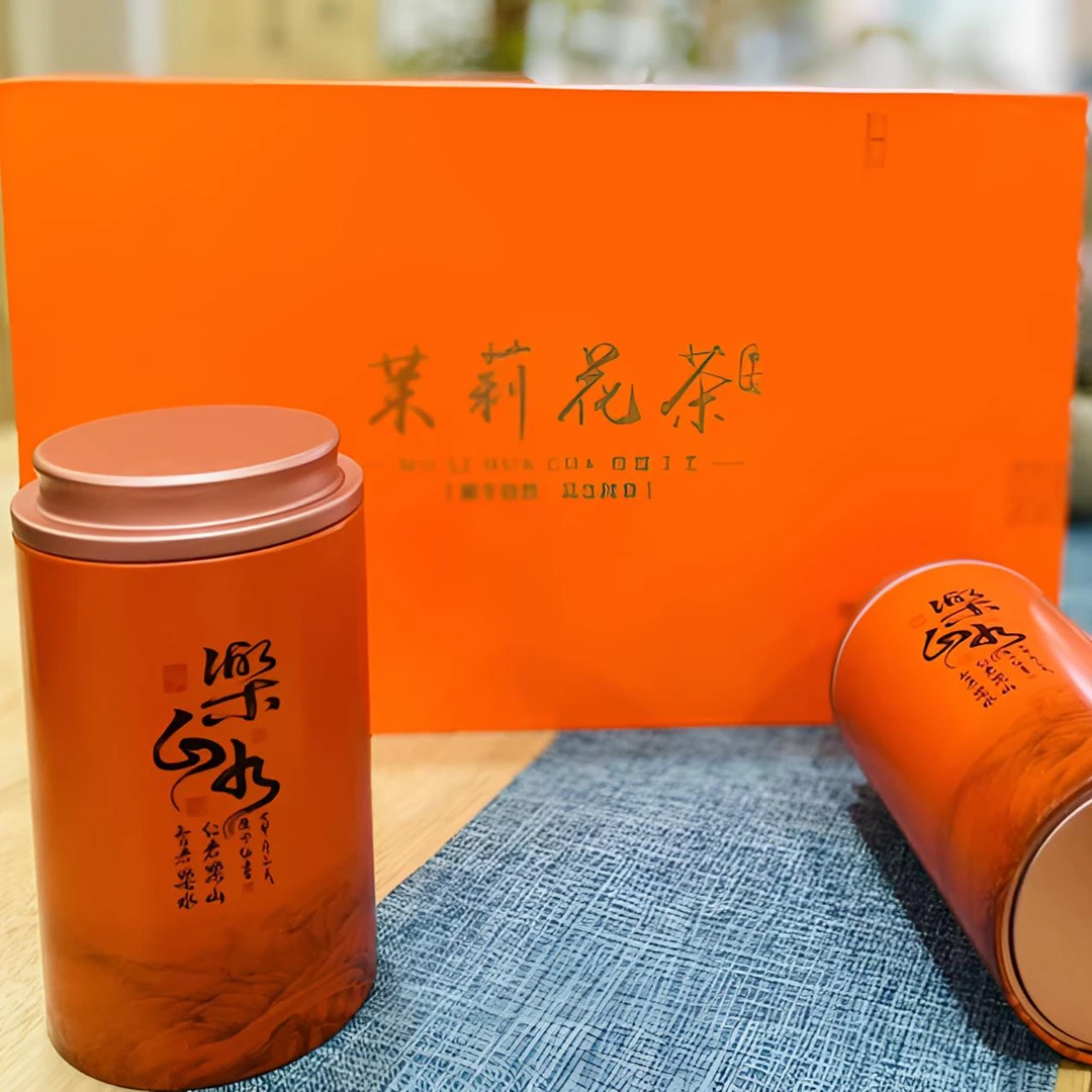 茉莉银针高山浓香银针飘雪横县晴天茉莉烘培香气馥郁口感醇厚味浓