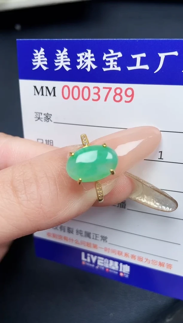 【闪购商品】翡翠颈饰银S925镶嵌3789