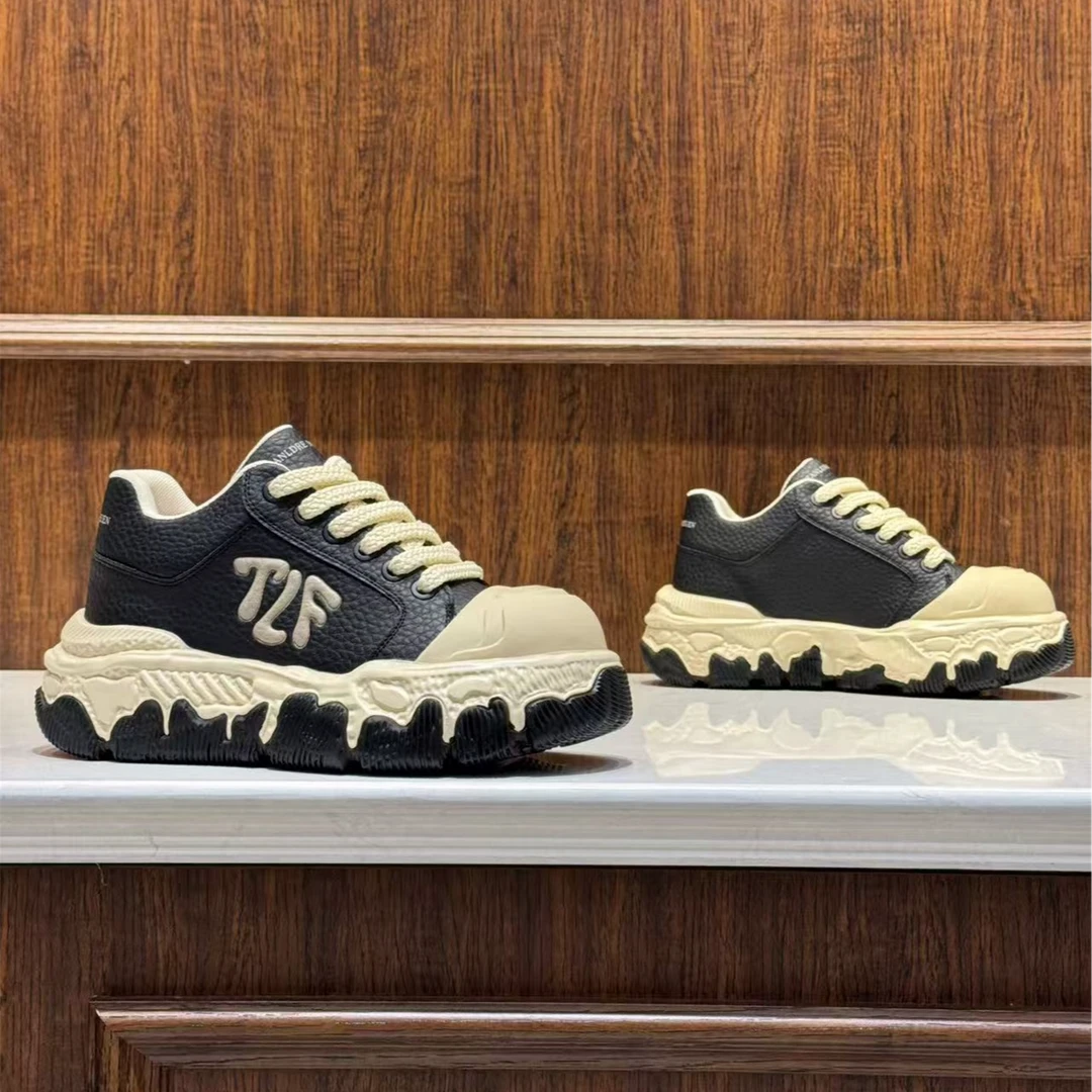 2025秋冬新款单棉同款时尚百搭软底轻奢耐磨休闲男鞋（偏大一码）