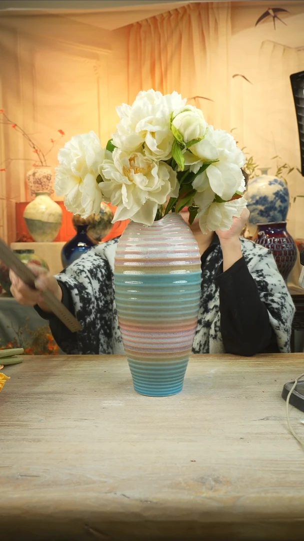 高度31口径 7陶瓷花器
