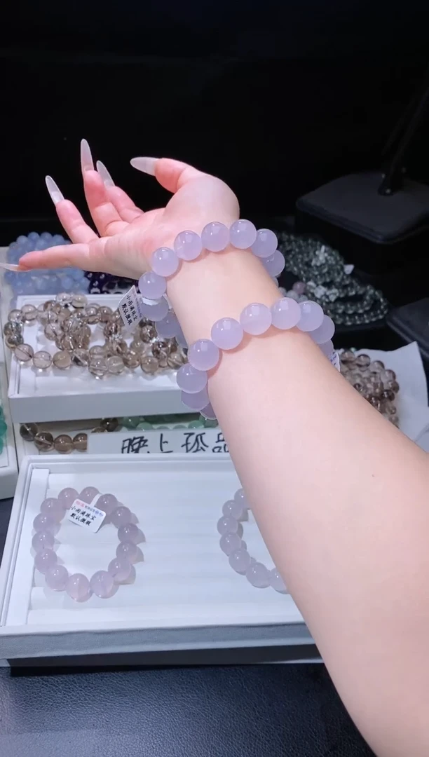 手链未镶嵌萤石625.11奶葡萄萤石手串 多样性发其一