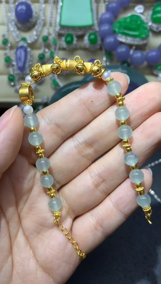 未镶嵌手链翡翠550-中国好珍宝