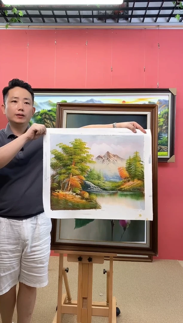 油画?***?尺寸40*50画芯（不含框）