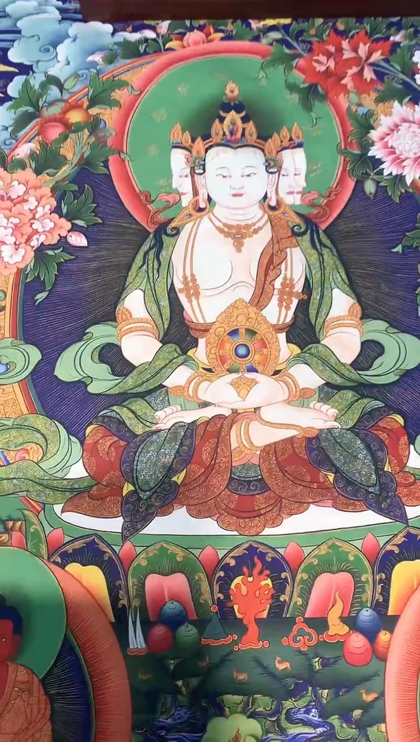 卷轴画120大日如来