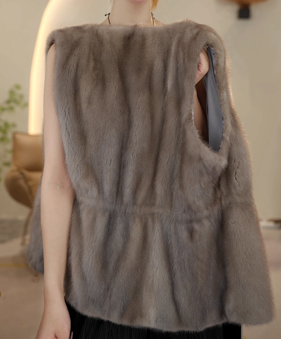 【XC】雪.时尚气质百搭显瘦女士洋气大方收腰新款马甲007