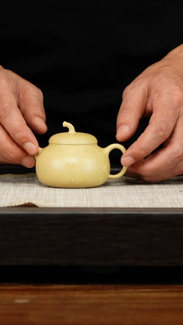 茶壶紫砂本绿茄瓜