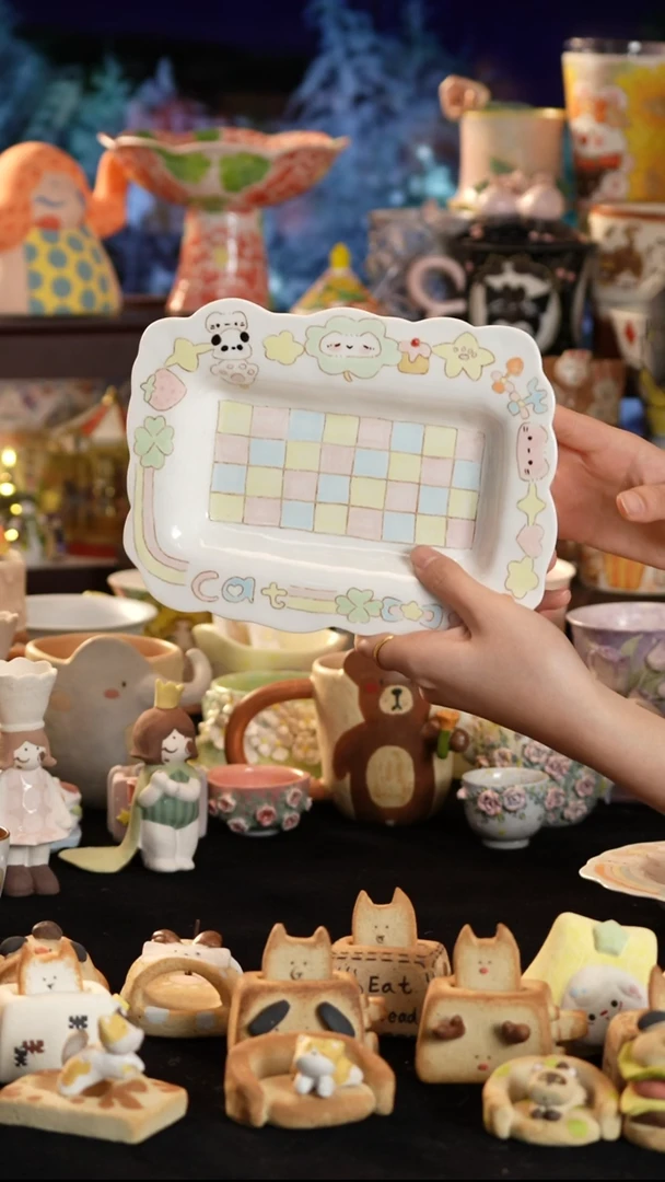 其他陶景德镇釉下彩手绘设计师款陶瓷