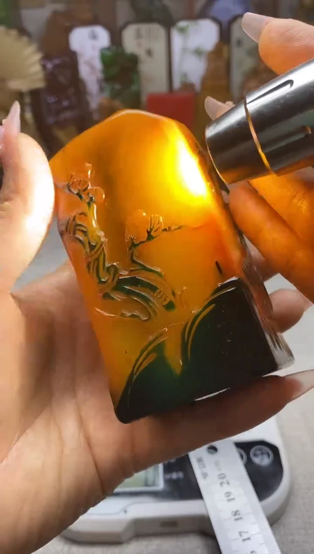 寿山石印石纯天然石料