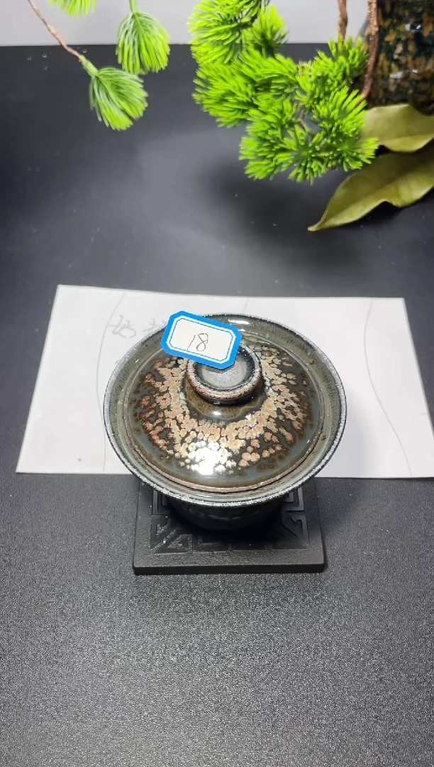 茶盏18  叶紫建盏