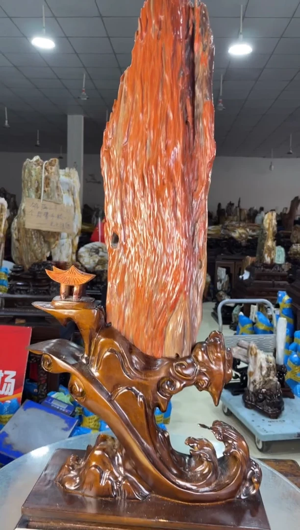 未镶嵌摆件硅化玉50