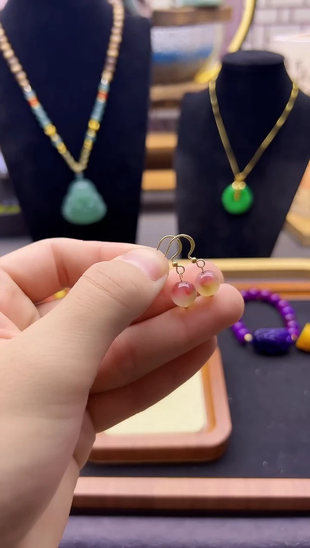 【闪购商品】碧玺颈饰14K金镶嵌E133