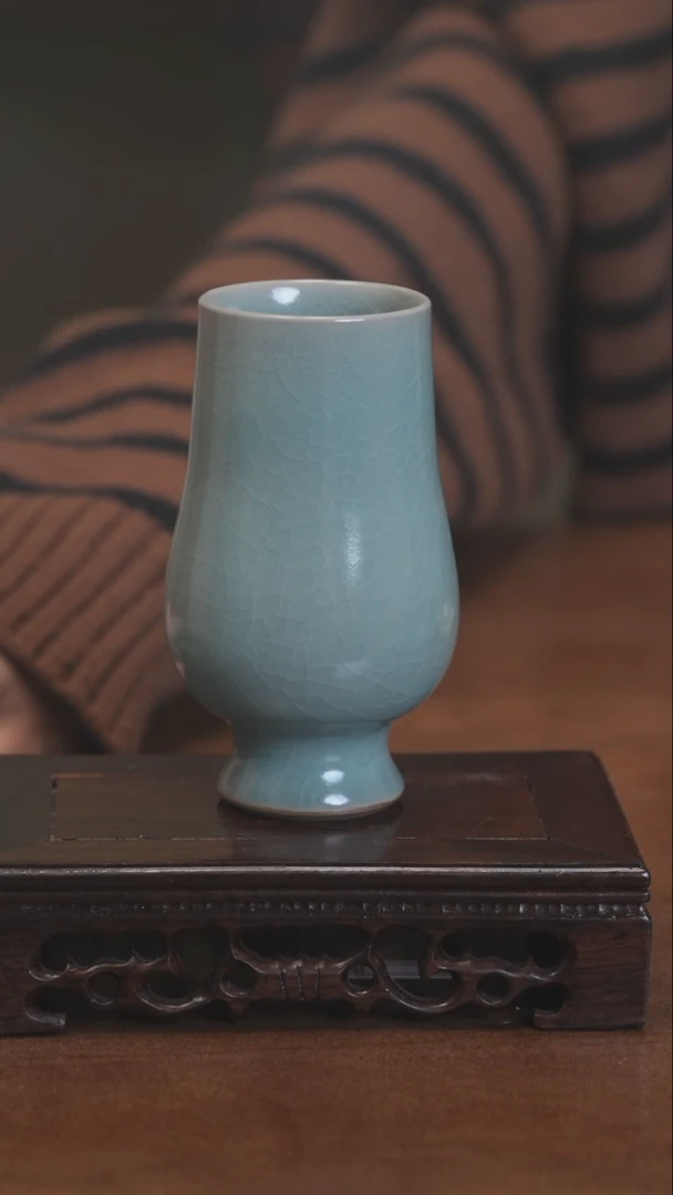 【闪购商品】YY宝丰宋官窑汝瓷仿古釉凯恩杯