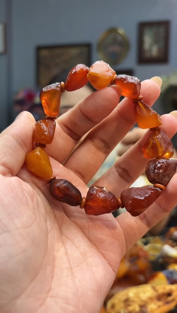 手串琥珀未镶嵌手串