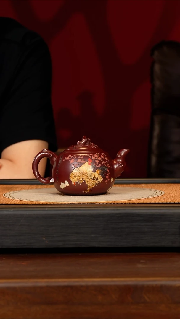 茶壶紫砂宜兴紫砂BYM 金龙血 葡萄