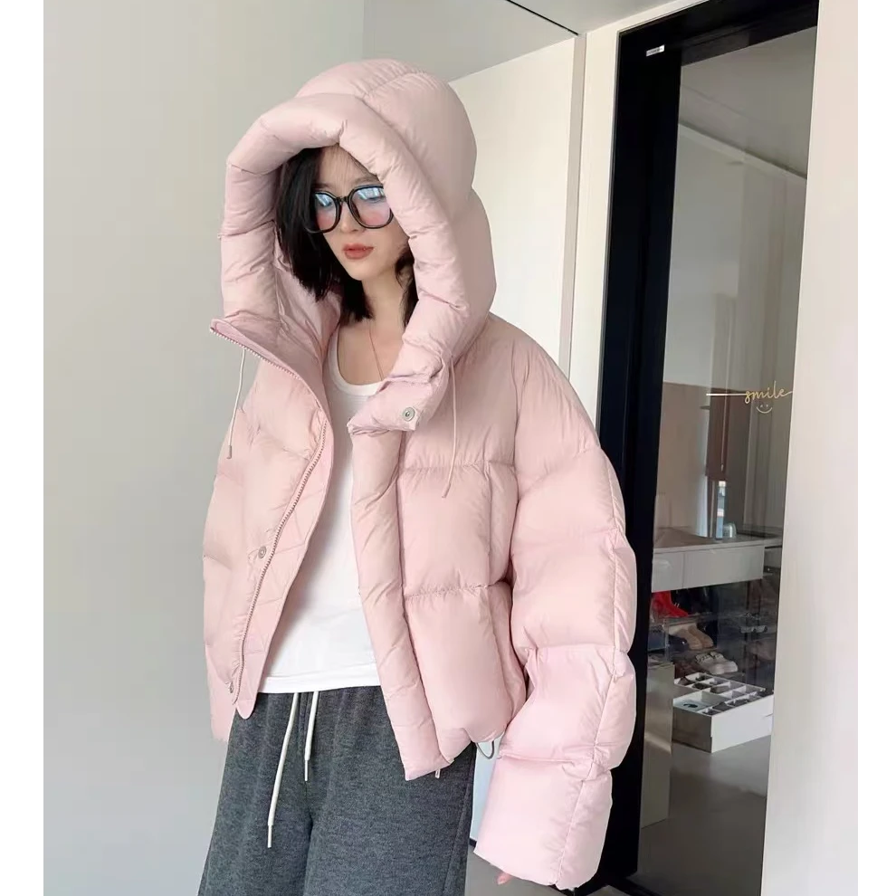 【毛毛专属】 肯豆连帽短款面包棉服