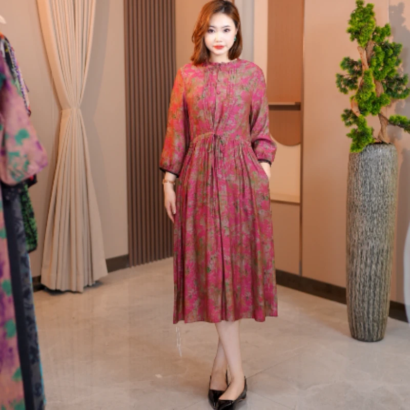 7839-42新款舒适印花连衣裙
