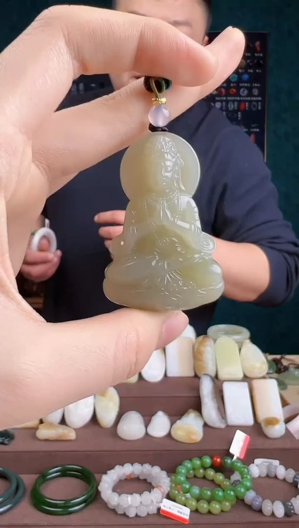 【闪购商品】和田玉颈饰未镶嵌ZZ 拍一发一 多样性发货