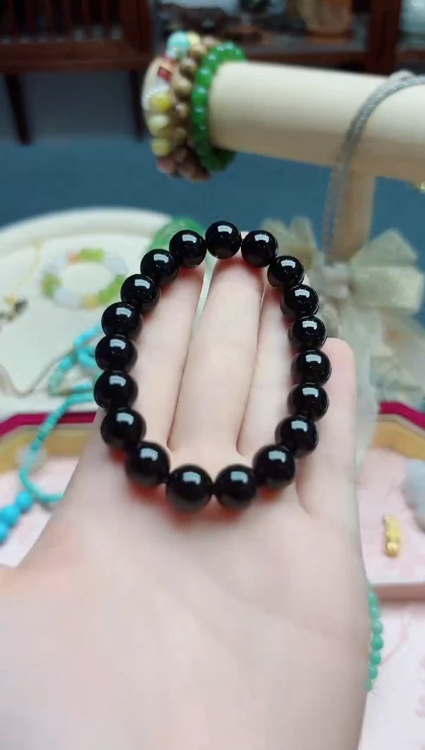 手串未镶嵌碧玺黑碧玺10mm手串*1 ZD