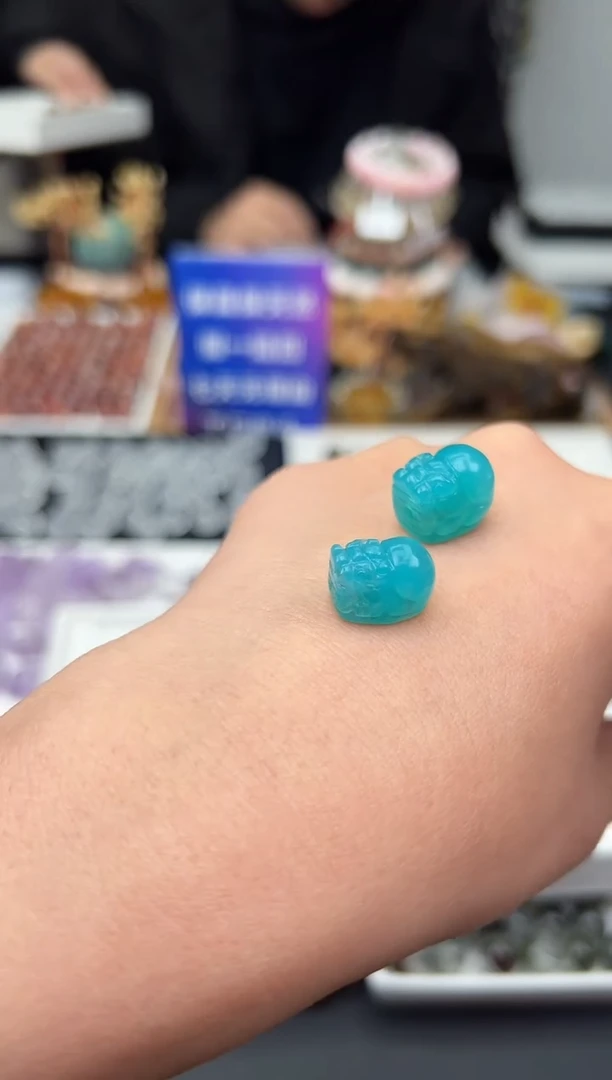 【闪购商品】天河石裸石未镶嵌1a多样性发其一/2.10/1个