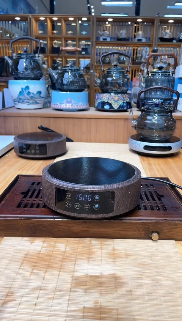 木纹茶简单炉一个