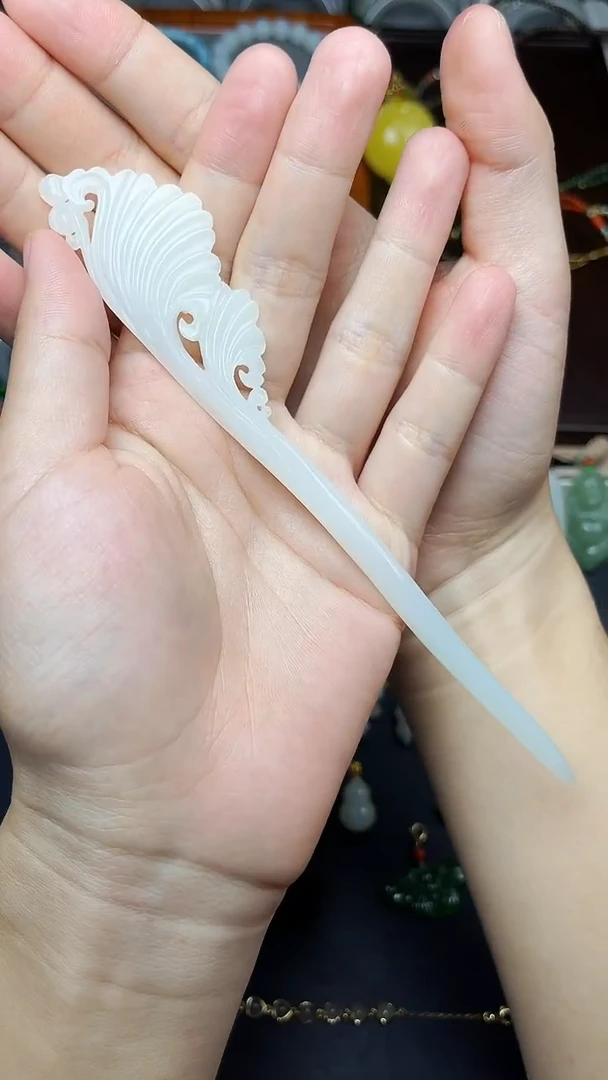 未镶嵌和田玉发饰发簪 06