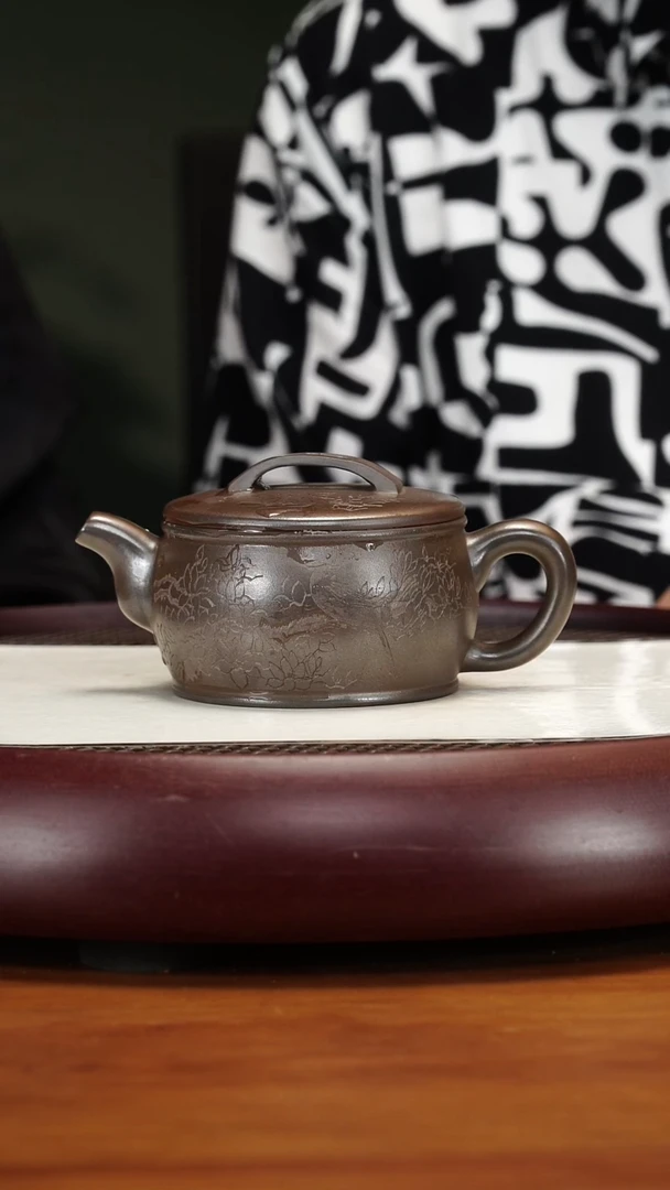 茶壶紫砂88ZXJ汉瓦天星紫金砂220cc