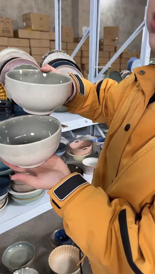 陶瓷外贸尾货瑕疵满20包邮X2 大号米饭碗