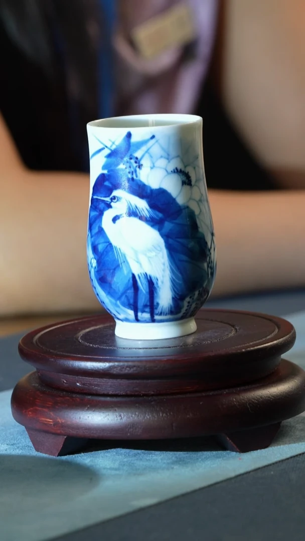 杯子非遗传承人-姚贵琥-一鹭莲科闻香杯