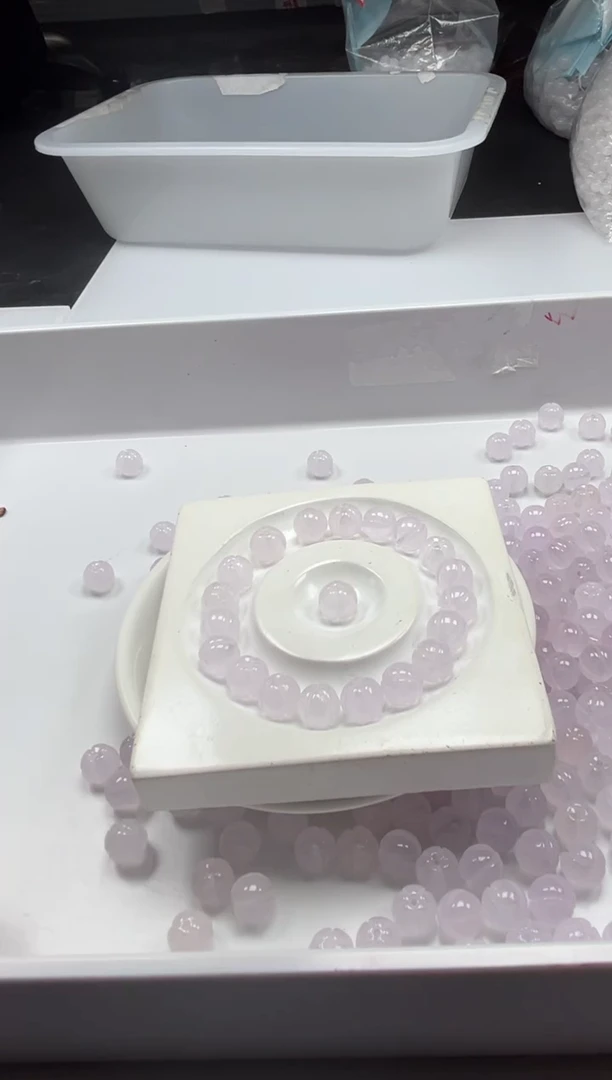 南红玛瑙未镶嵌颈饰w1308紫底荔枝冻南瓜珠10mm*10颗