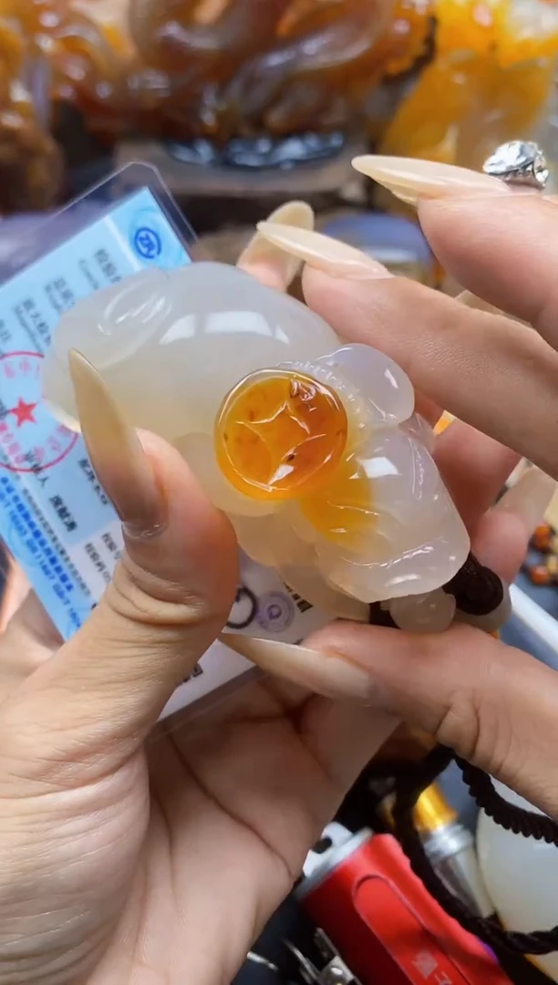 玛瑙/玉髓挂件未镶嵌ll