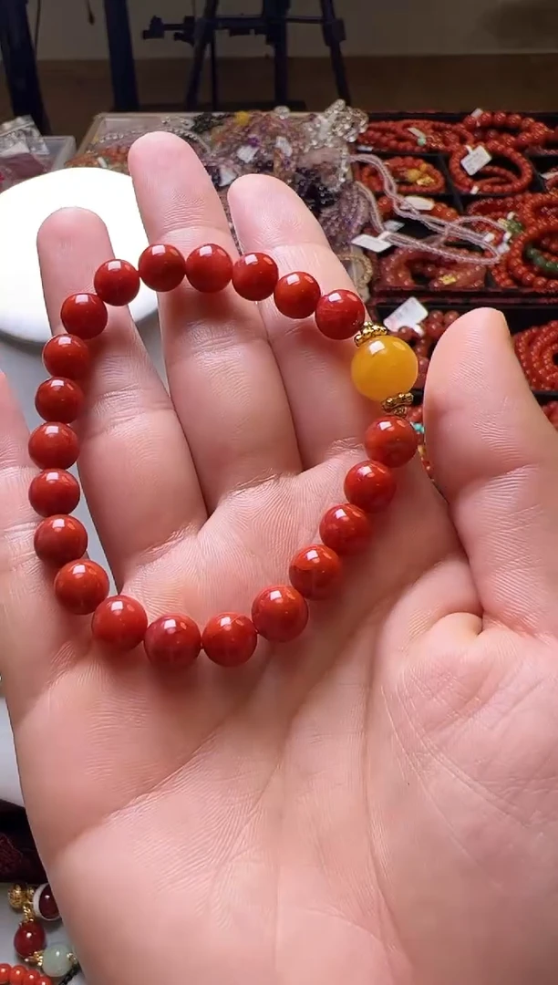 手链未镶嵌南红玛瑙摇***脑南红单圈手串