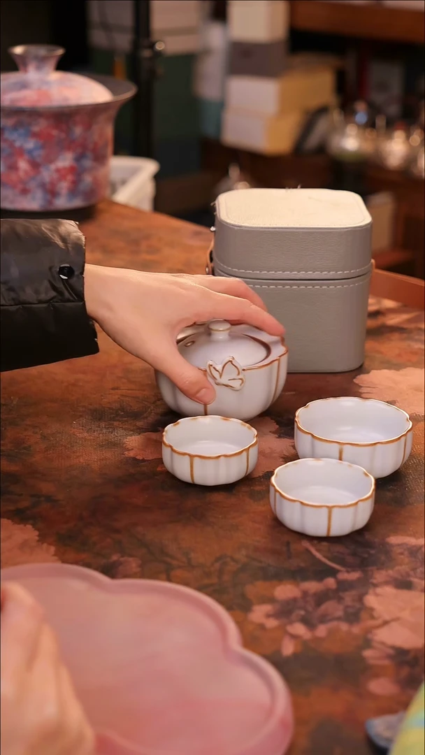 【闪购商品】陶瓷茶具（无礼盒无茶盘）@@A10742