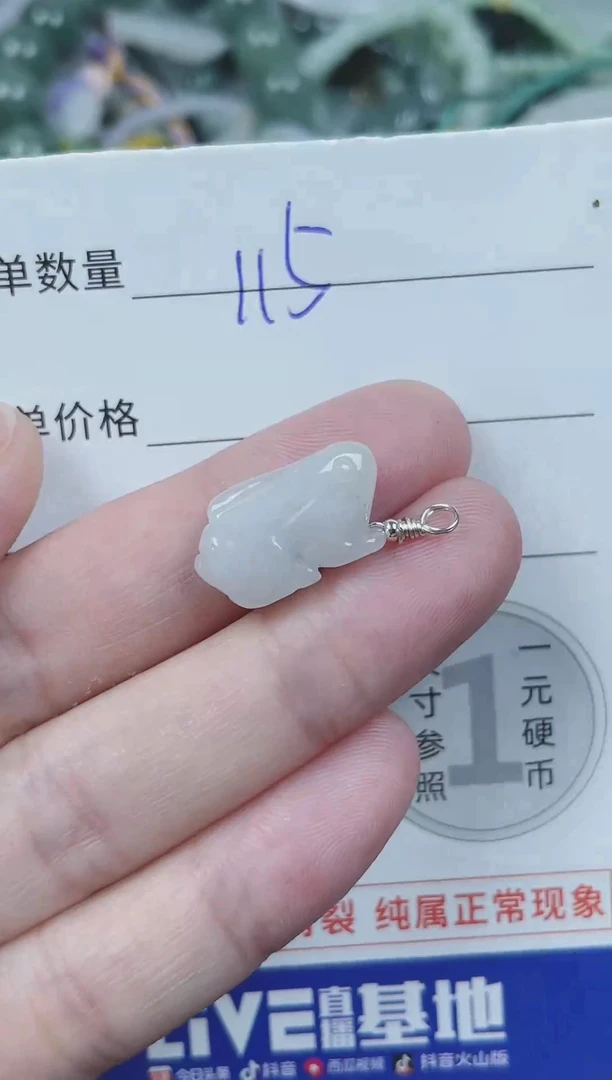 翡翠未镶嵌颈饰003
