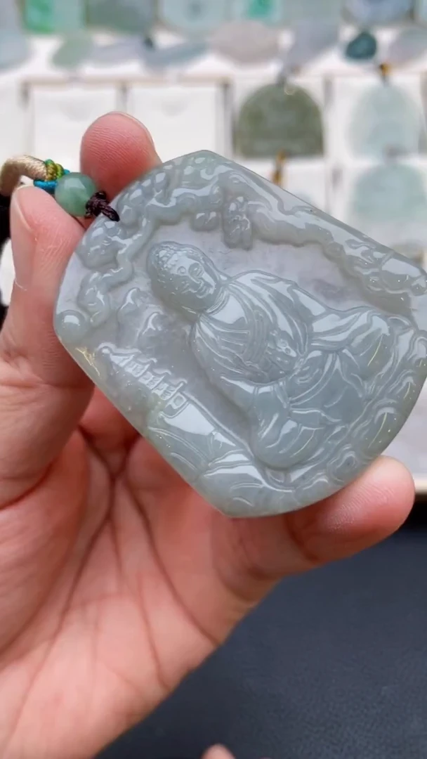 颈饰未镶嵌翡翠天然缅甸翡翠A货477