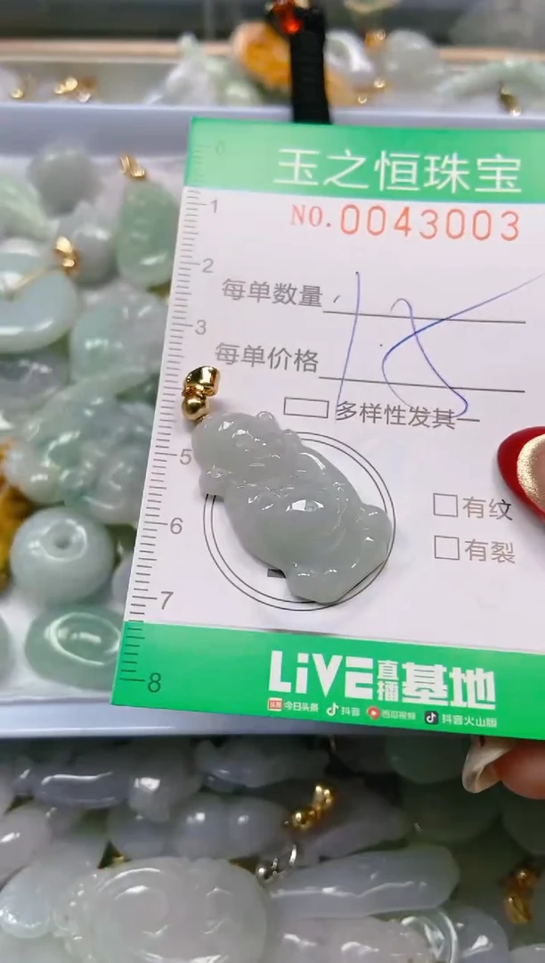 【闪购商品】翡翠颈饰未镶嵌闪购0043003