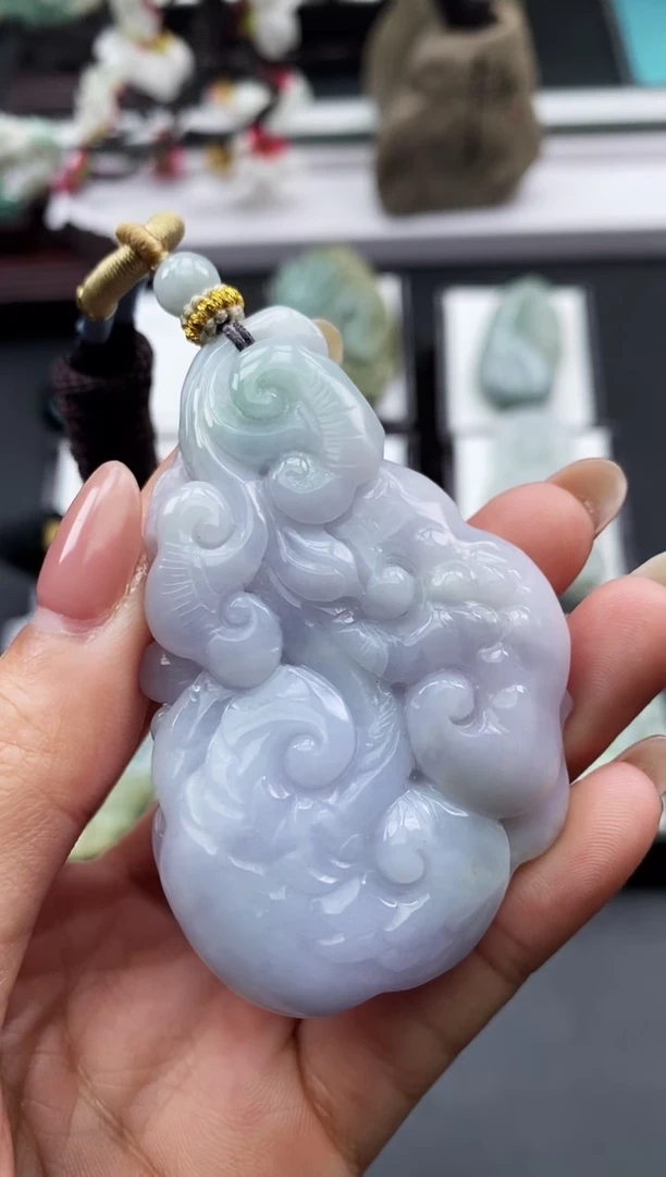 【闪购商品】翡翠颈饰未镶嵌天然缅甸A货翡翠