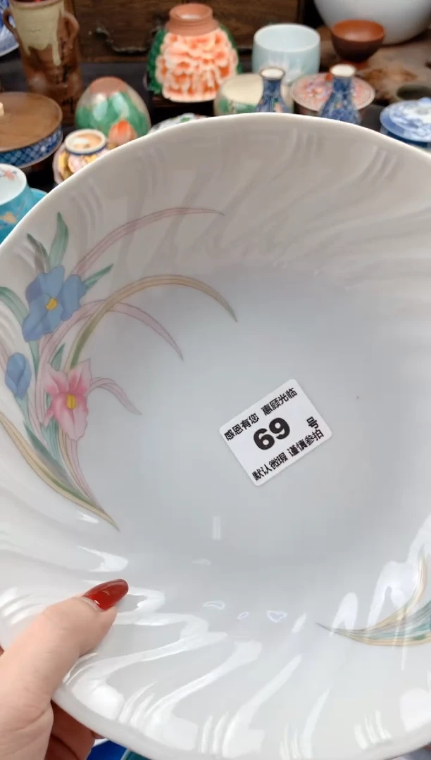 【闪购商品】瓷片69号九姑娘工艺品瓷器