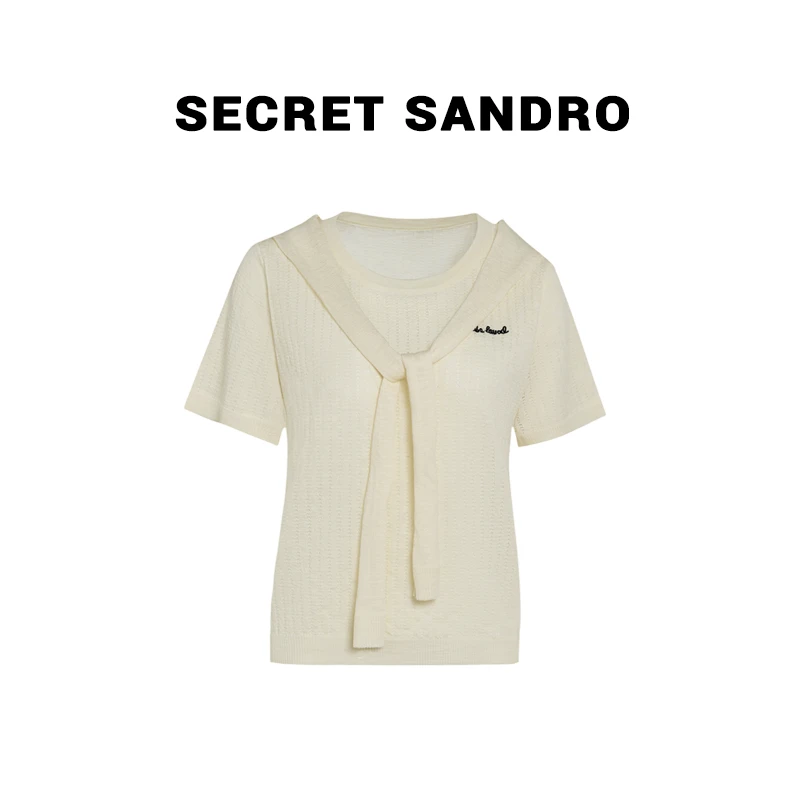 【奶糖】Secret Sandro 楚楚T恤 M55299080C