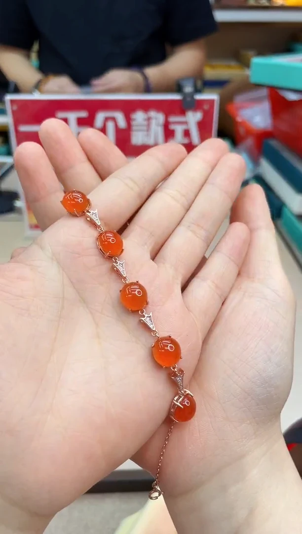 未镶嵌手链南红玛瑙@@ZY30313063