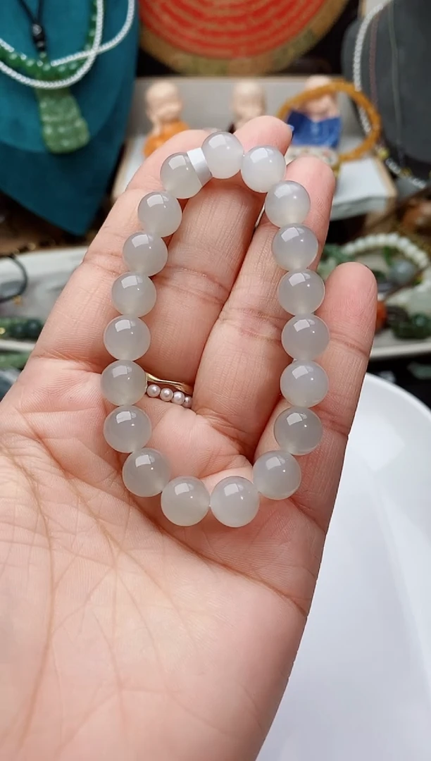 未镶嵌手链和田玉寒*210一个