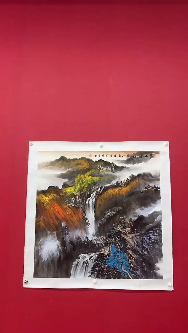 国画经典国画宣纸手绘4平尺